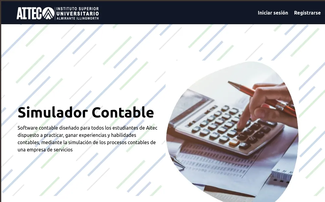 Screenshot of Accounting Simulator
