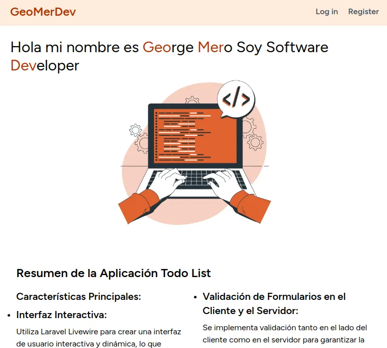 Screenshot of Todo App